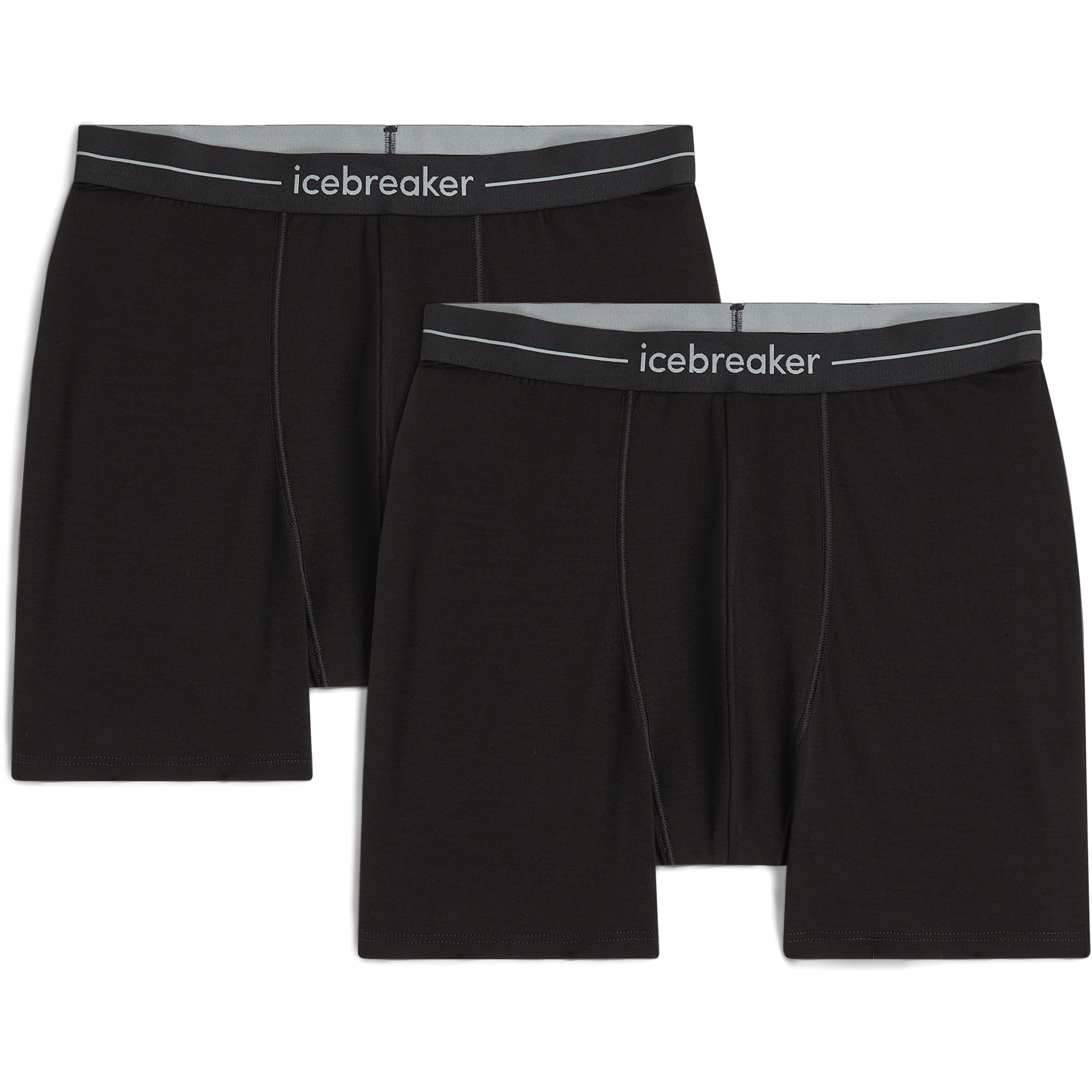 Icebreaker Merino 150 Anatomica 2er Pack Boxer Herren Kurze Unterhose schwarz Größe S Elastisch Merinowolle