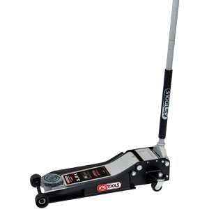 KS-Tools Rangierwagenheber ULTIMATE XL 163.0369F, aus Stahl, 85-615 mm Hubhöhe, hydraulisch, mit Fußpedal, Tragkraft 3,5 t