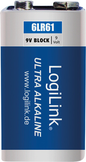 LogiLink Ultra Power Alkaline batterij 9V (1 stuk)