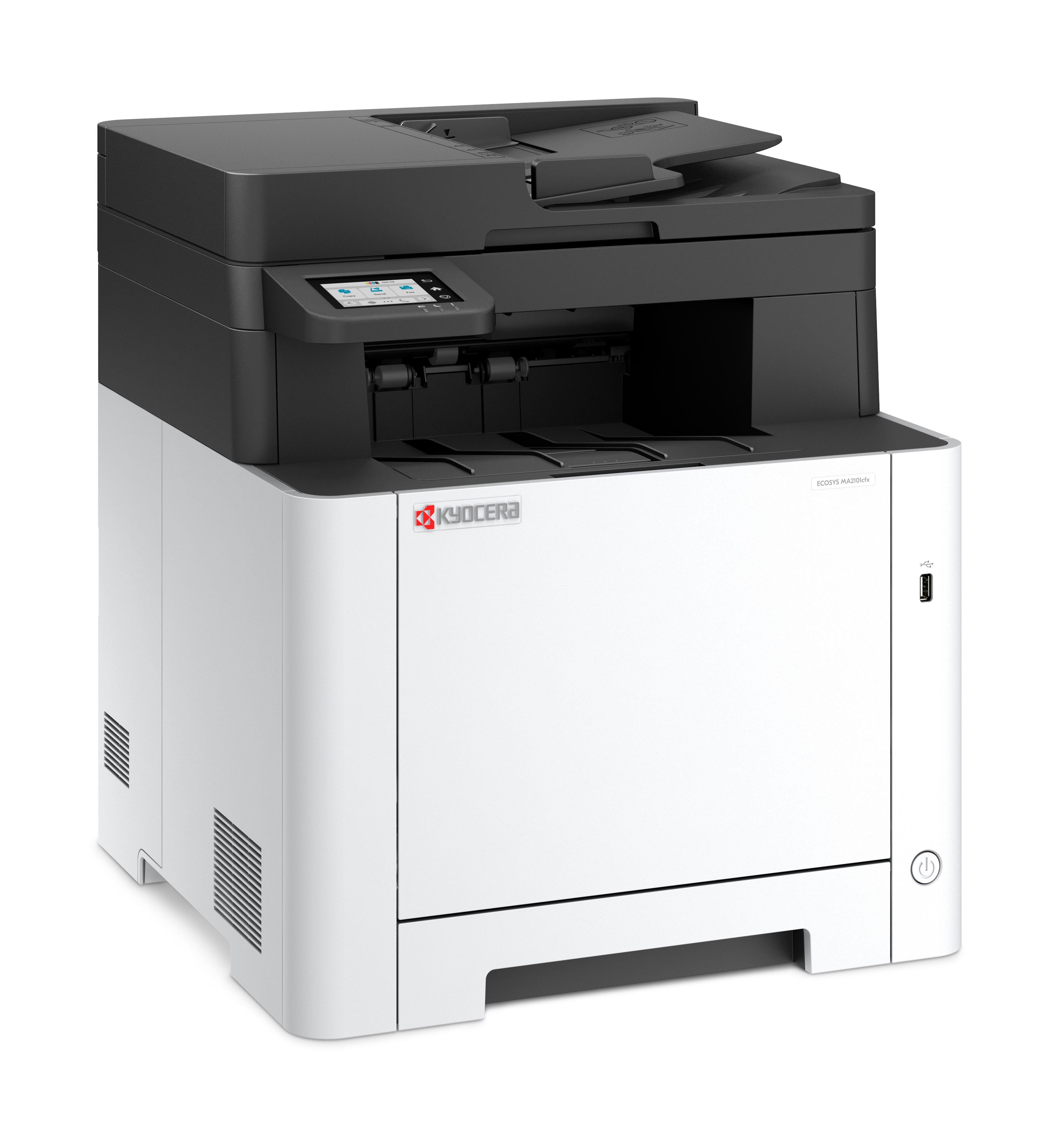 Kyocera ECOSYS MA2101cfx/Plus Farblaserdrucker Scanner Kopierer Fax LAN inkl. 3 Jahre Full Service Vor-Ort 870B6110C233NL1