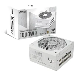 ASUS TUF Gaming 1000W Gold Gaming Netzteil (1000 Watt, vollmodulares Netzteil, ATX 3.0-kompatibel, Axial-tech Lüfter, PCB-Beschichtung, Doppelkugellager, weiß)