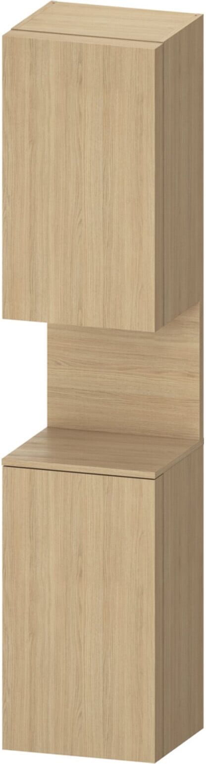 Duravit Hochschrank Qatego 40x36x1760cm, 2 Tür., Anschl li, Ei Nat (QA1346L30300000)