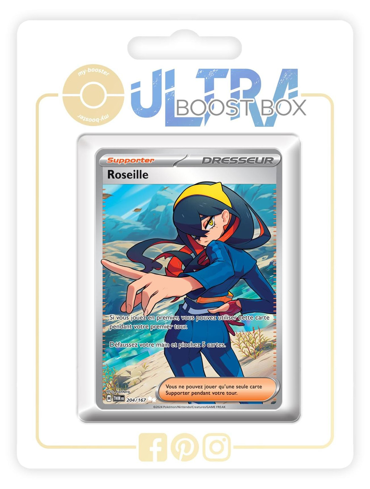 Pokémon-kaarten Roseille 204/167 van The Pokémon Company, 10 Franse kaarten