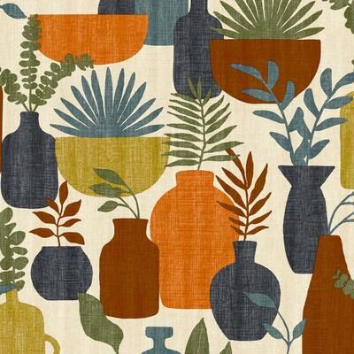 Veer Decor Botanica Clayworks Wallpaper