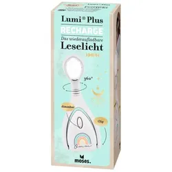 Moses Omm for you Leselicht Lumi Plus Recharge Rainbow