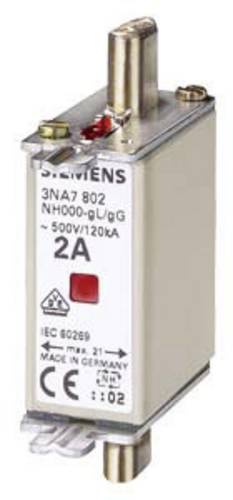 Siemens 3NA7805 Sicherungseinsatz Sicherungsgröße = 0 16A 500V 3St.