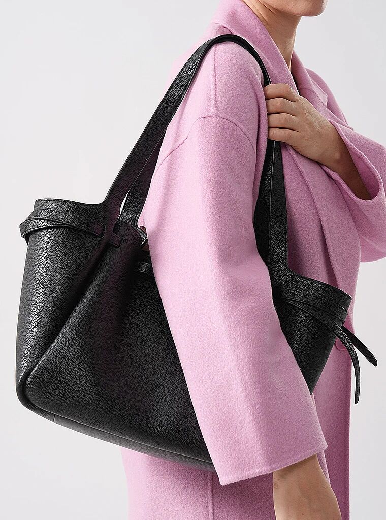 TORY BURCH Ledertasche - Shopper ROMY schwarz W