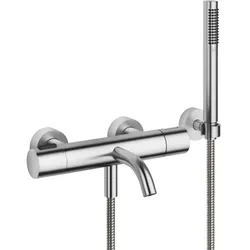 Dornbracht Wannen-Thermostat für Wandmontage META 34234979 chr gebürstet 34234979-93