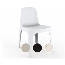 Vondom »SOLID« Outdoor Stuhl Basic matt / White