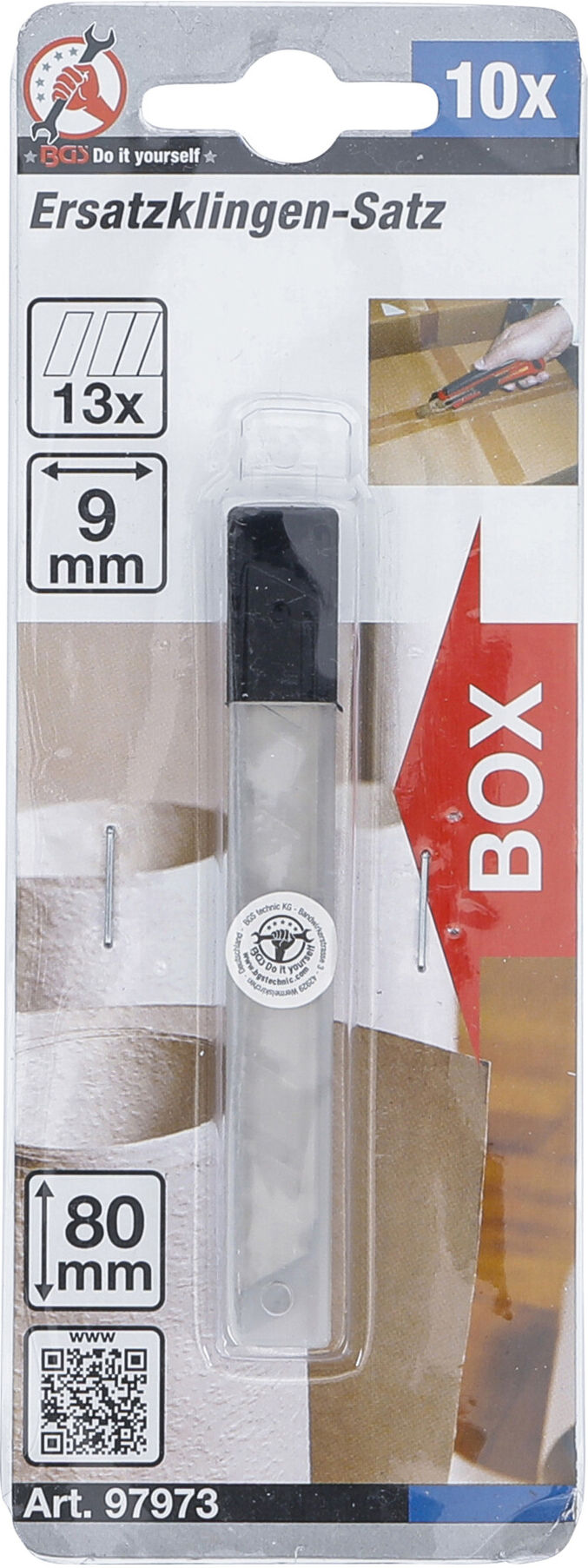 BGS Do it yourself Ersatzklingen-Satz 9 mm 10-tlg. (97973)