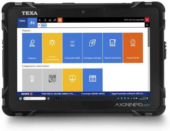 Acessórios e peças sobresselentes para aparelhos de teste de avarias TEXA D192X0
