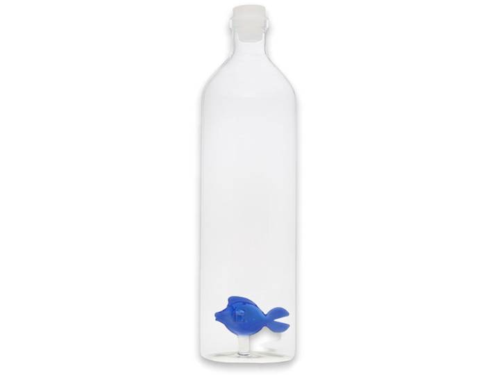 Balvi Blue Fish Waterfles - Borosilicaatglas - 1\,2 l