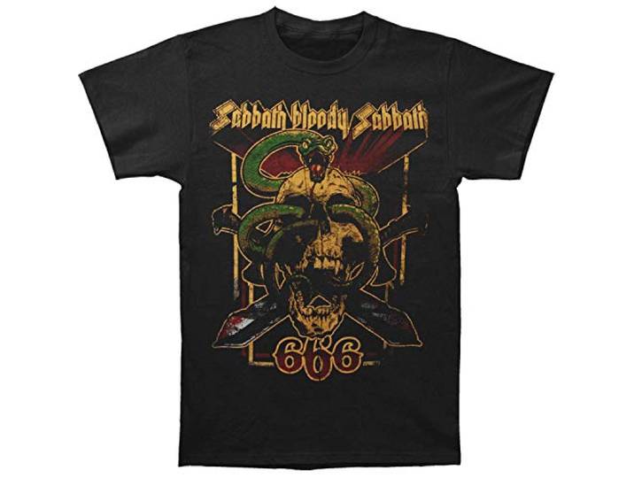Black Sabbath - Bloody Sabbath 666 heren unisex T-shirt zwart - XL
