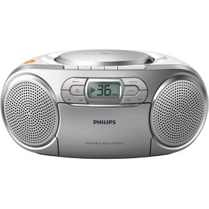 Philips Radio AZ127/12, CD, Kassettendeck, Stereo