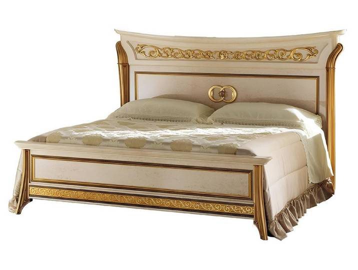Xlmoebel Holzbett Luxuriöses Doppelbett 180x200 für Hotel und Schlafräume (Bett, 1-tlg., Luxuriöses Doppelbett 180x200), Made in Europa
