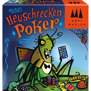 Drei-Magier Kartenspiel 40893, Heuschrecken Poker, ab 8 Jahre, 2-4 Spieler