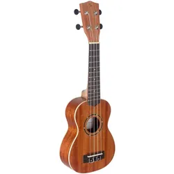Stagg Ukulele US-30 Sopran-Ukulele mit Tasche (Sopran, Soprano), Ukulele, Braun