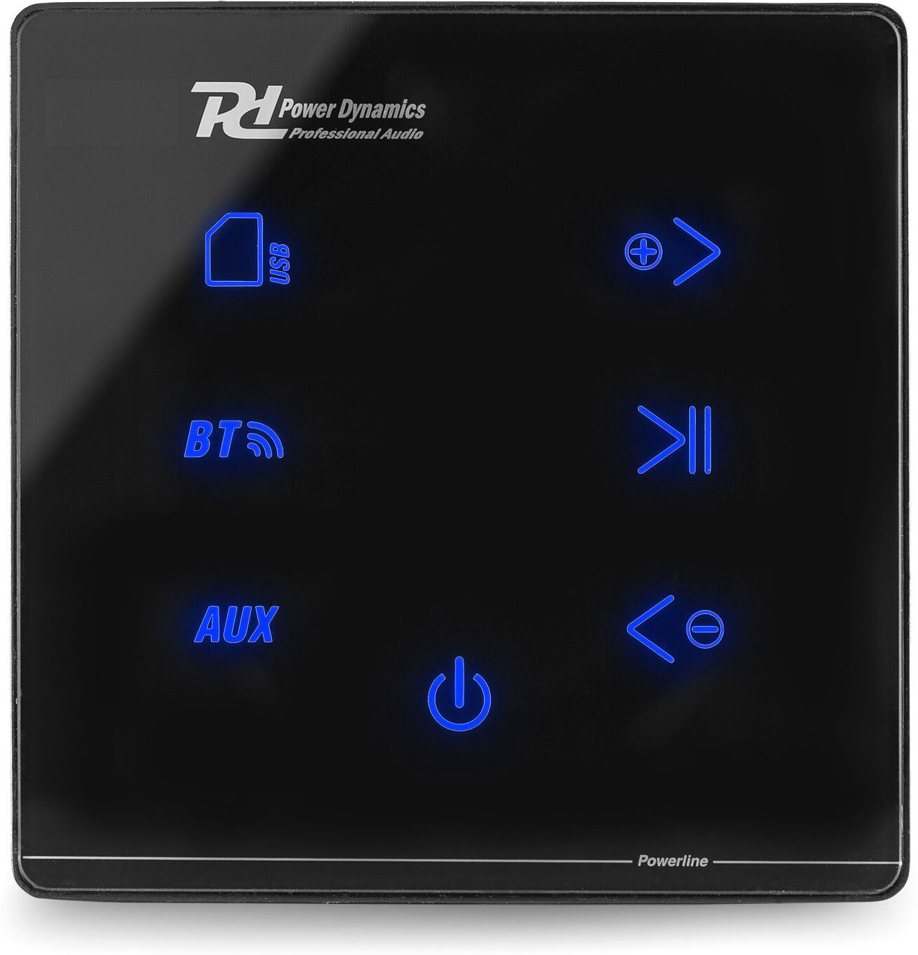 Power Dynamics Powerline A50b In-Wall Audio Verstärker Bt Schwarz