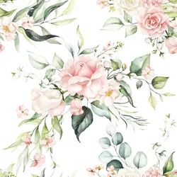 20 Servietten Papier 33x33cm 3-lagig - hochwertige Einweg Papierservietten Rosen Blumen Motiv Hochzeitsservietten Motivservietten Lunchservietten Rosa