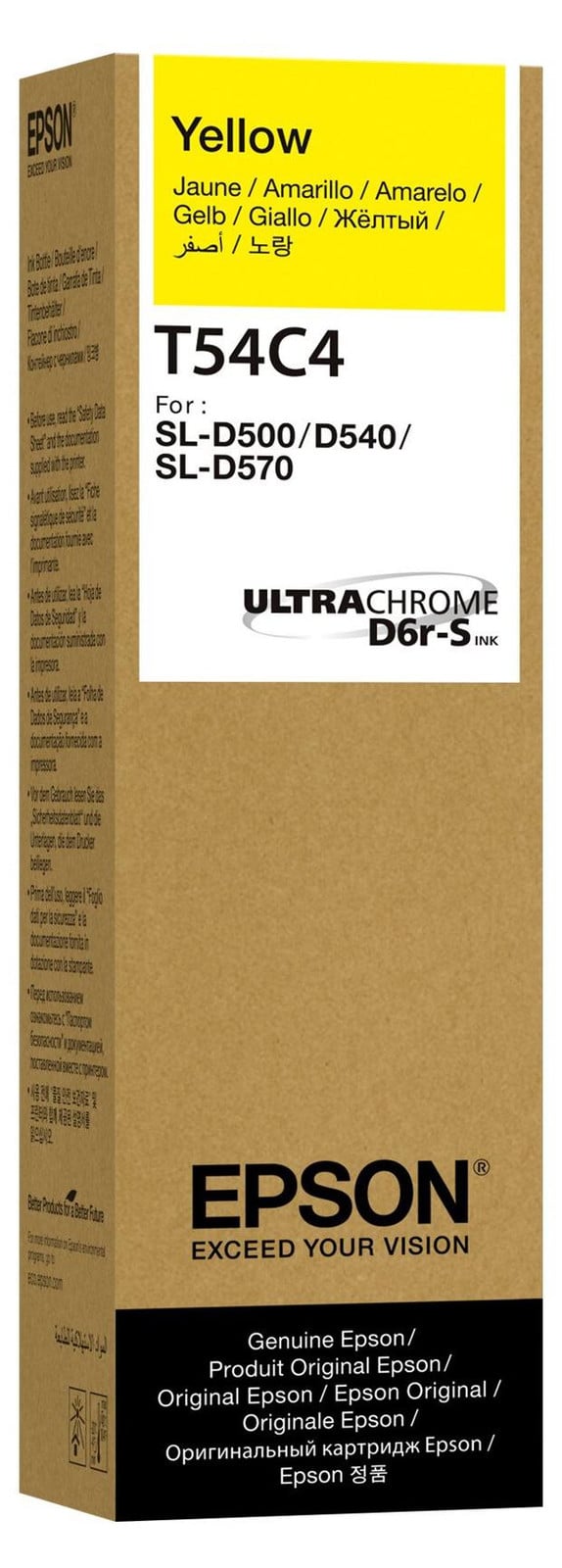 Epson T54C Gele Originele Inktcartridge voor SureLab SL-D500, 70 ml
