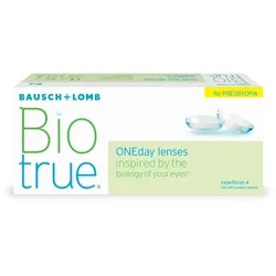 Biotrue ONEday for Presbyopia 30-er - BC:8.6 SPH:-2.50 ADD:H