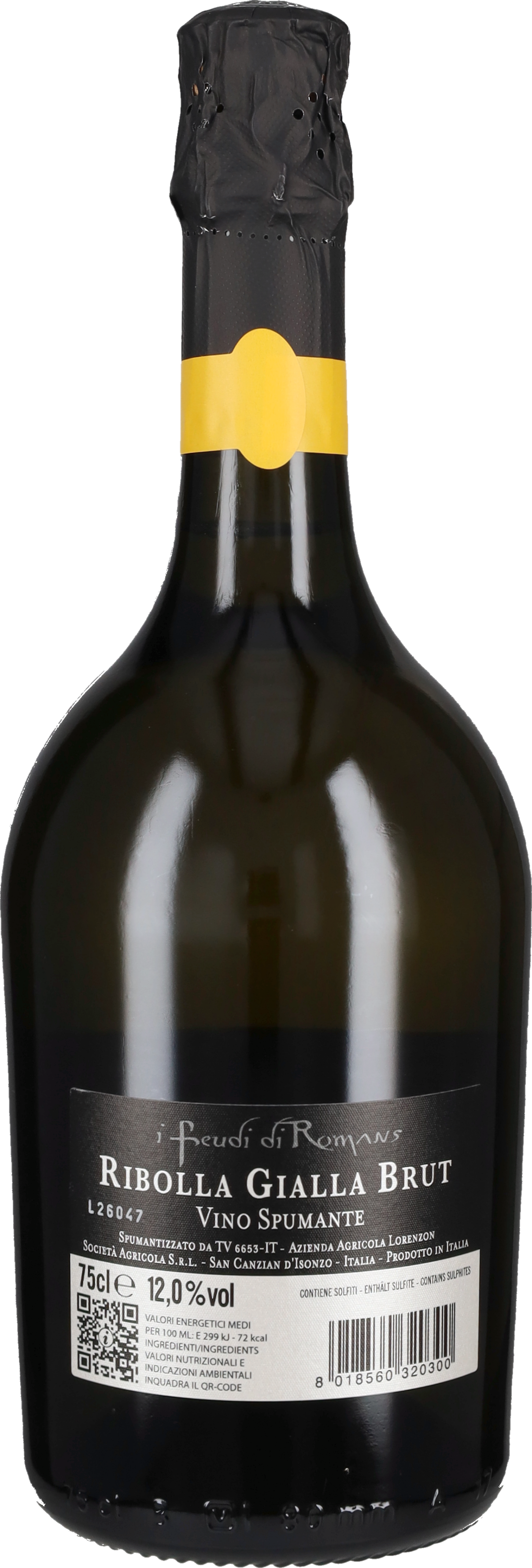 Spumante Brut di Ribolla Gialla Feudi di Romans