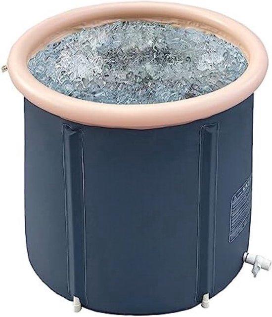 Famanu Badewanne Tragbare Spa-Erfahrung - 75x75 cm - Grau
