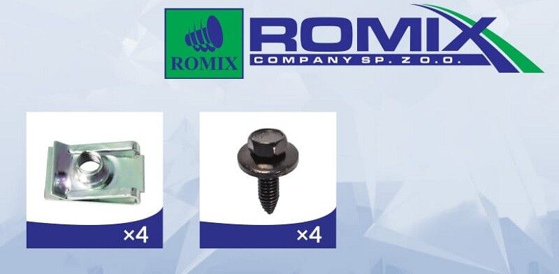 ROMIX 90244 Elements de fixation, cache moteur