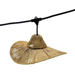 Lumisky WAVY 7xE27 6M verbindbare Lichterkette Rattan Beige