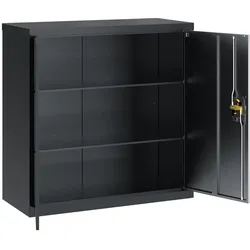 vidaXL Aktenschrank Anthrazit 90x40x90 cm Stahl