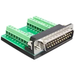 DELOCK Adapter Terminalblock 27Pin -> D-Sub25 Stecker