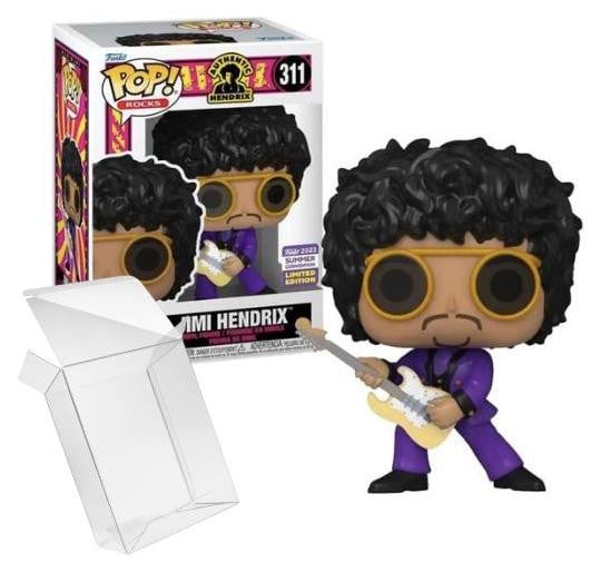 Funko Pop! Rocks Jimi Hendrix Authentic Hendrix #311 paars outfit