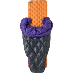Daunen-Quilt Big Agnes Fly Creek UL Zip Quilt 50 long  schwarz/lila