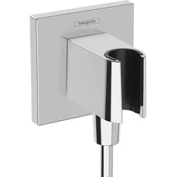 Hansgrohe HG Wandanschluss FixFit E mit Brausehalter chrom