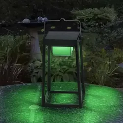 Aktion: Nur noch angezeigter Bestand verfügbar: Smart+ Bluetooth Mobile LED-Tischleuchte mit Akku und Solarpanel sowie USB-Anschluß RGB Multicolor Outdoor