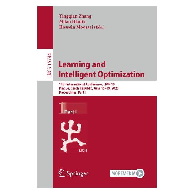 Springer Learning and Intelligent Optimization (Englisch, Softcover, Hossein Moosaei, Milan Hladik, Yingqian Zhang) (62205660)
