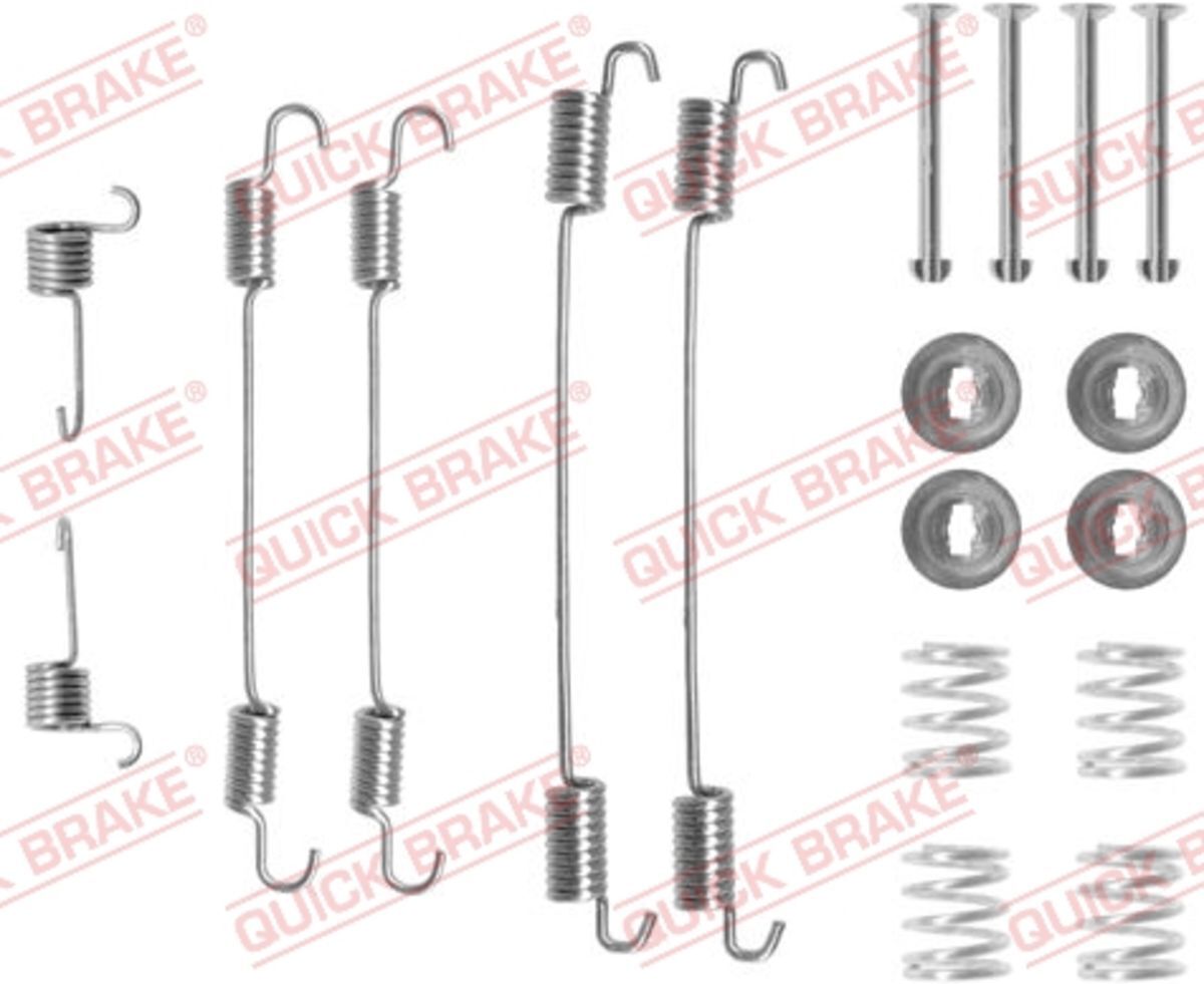 Zubehörsatz, Bremsbacken QUICK BRAKE 105-0750