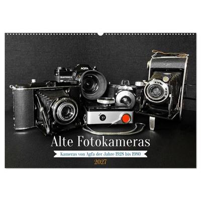 Alte Fotokameras - Kameras von Agfa der Jahre 1928 bis 1980 (Wandkalender 2027 DIN A2 quer), CALVENDO Monatskalender