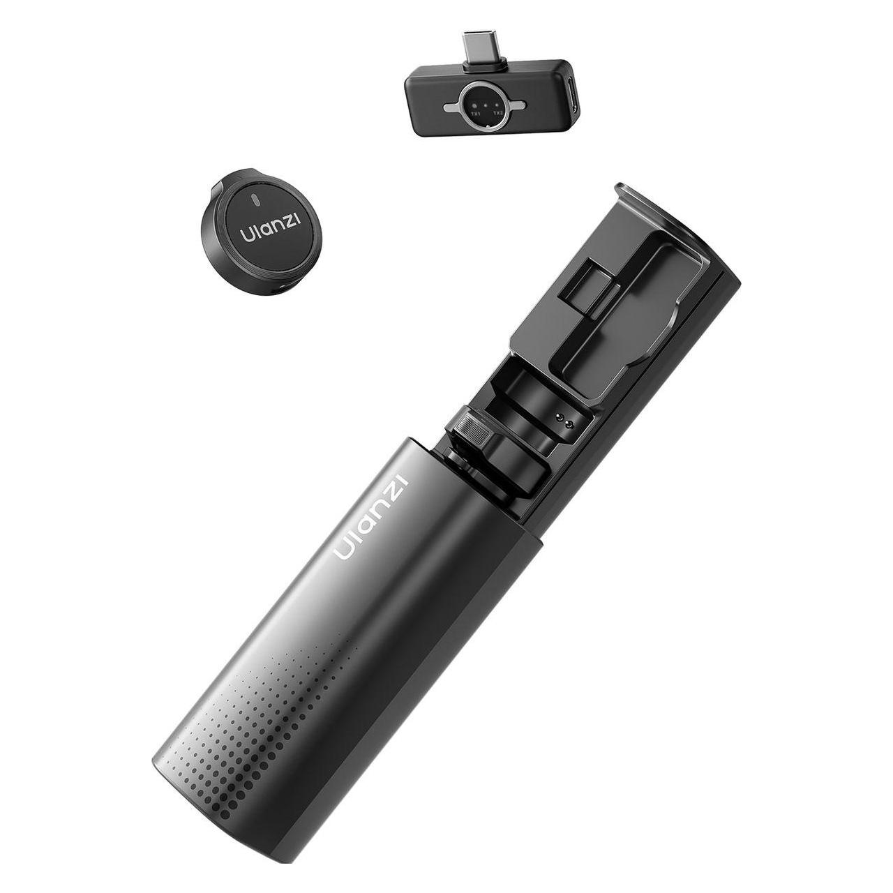 Ulanzi A21 Wireless Microphone-Set w/ Case USB-C - Black (ULANZI)
