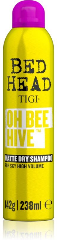 TIGI Oh Bee Hive Matte Dry Shampoo mattes Trockenshampoo für mehr Haarvolumen 238 ml