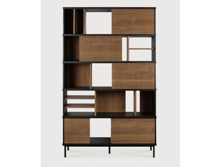 Ethnicraft Oscar Indoor Regal Teakholz 120x40x195 cm