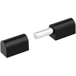 RST ROZTOCZE Scharnier, Aluminium-Zink, 4x M4 Innengewinde, 12,8mm Breite, 42mm Höhe