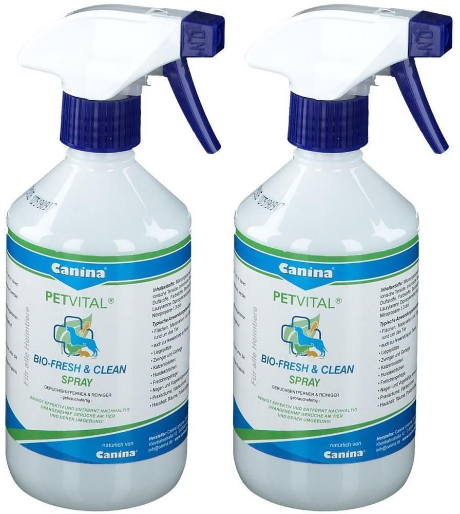 Canina Petvital Bio Fresh & Clean Spray vet. 2x 2x500 ml