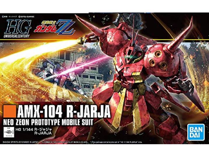 Bandai Hobby ZZ Gundam HGUC AMX-104 R-Jarja HG 1/144 Model Kit, meerkleurig