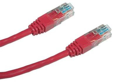 Datacom patchkabel UTP CAT5E, 5 meter, rood