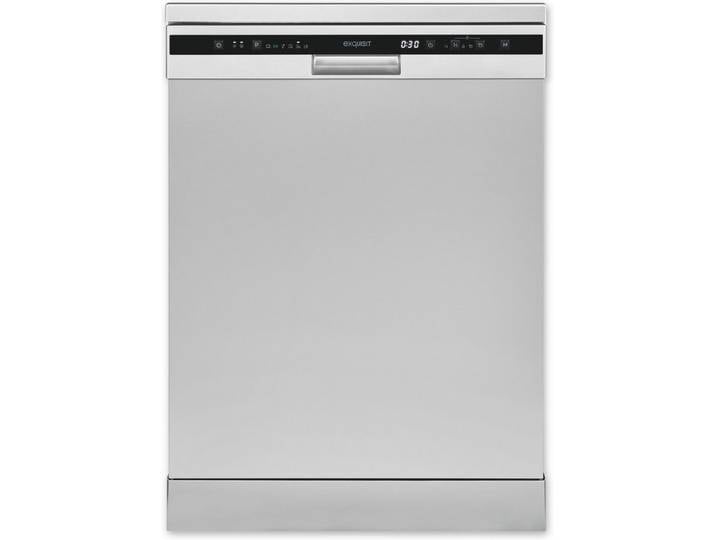 exquisit Standgeschirrspüler GSP6312-030C silber, 9,8 l, 12 Maßgedecke