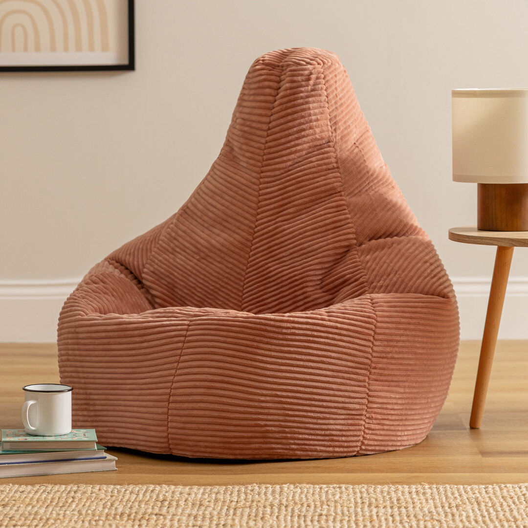 icon Dalton Medium Beanbag Corduroy Navy Blue Pink Medium