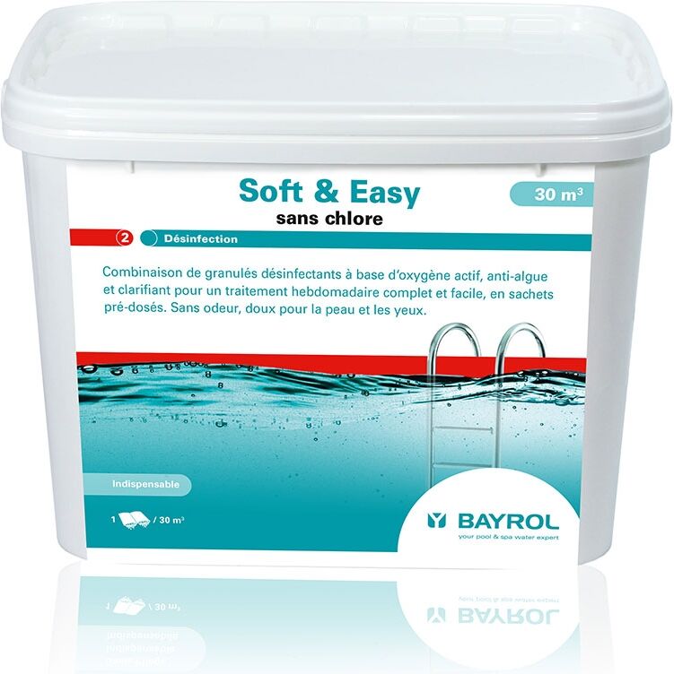 Soft Easy 30 Bayrol - oxygène actif multiactions - Seau de 5,04 kg