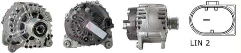 CASCO CAL15464GS Lichtmaschine Generator LiMa 150A 12V für AUDI A4 Avant (8K5, B8) Q5 (8RB) A4 Limousine (8K2, B8)