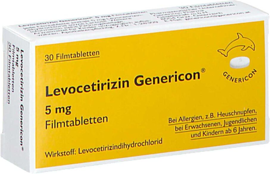 Levocetirizin Genericon 5 mg Filmtabletten 30stk
